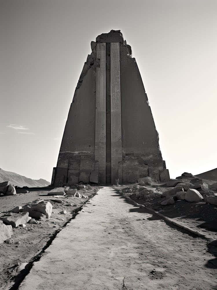 Luxor, Egypt, Black And White Photography 2