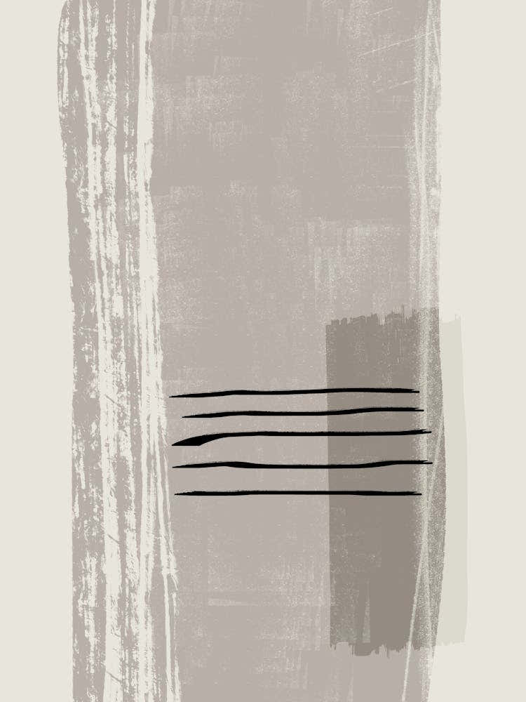 Abstract Painting In Earthly Tones 2