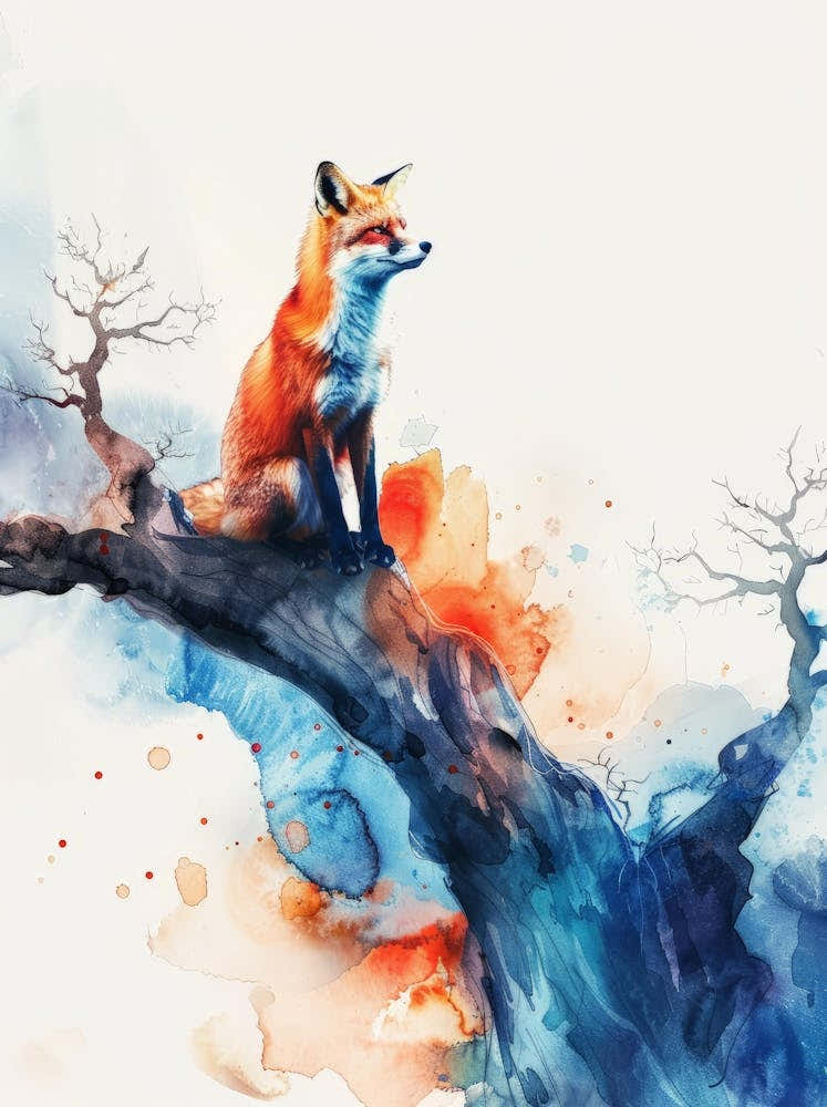 Fox In The Tree