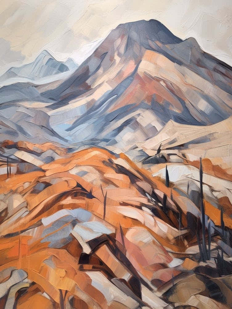 Bowfell England 3 Mountain Painting