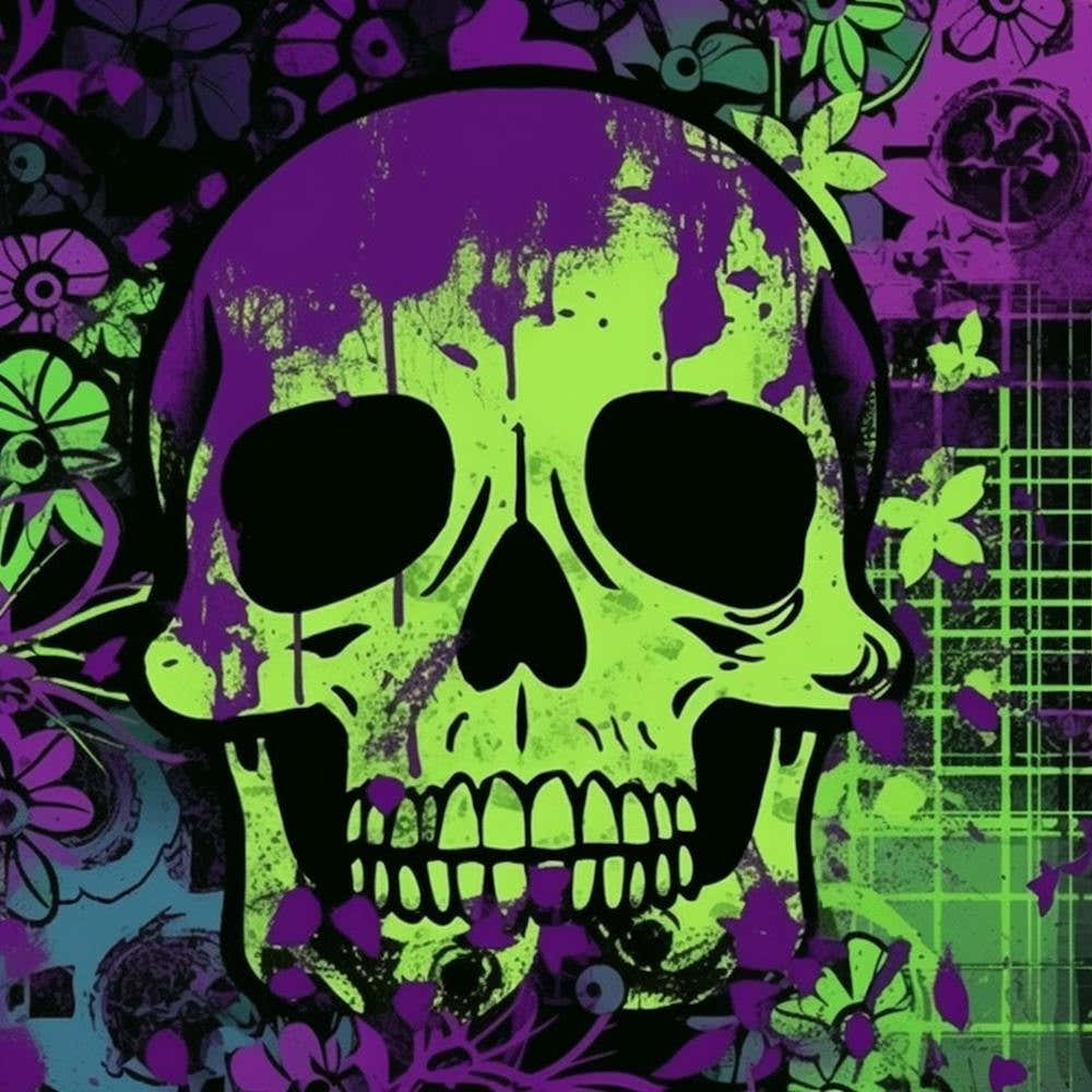 Purple Skull