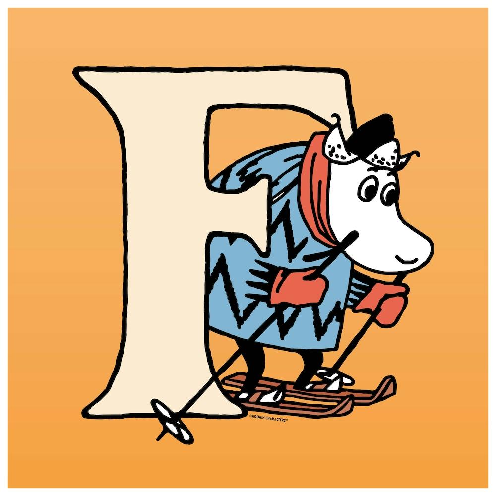 Moomin Collection Alphabet Letter F