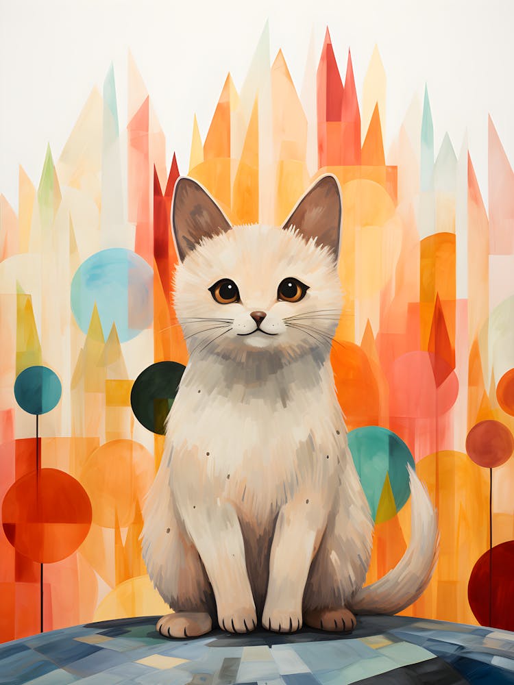 Whiskered Whimsy: Charming Cat Art