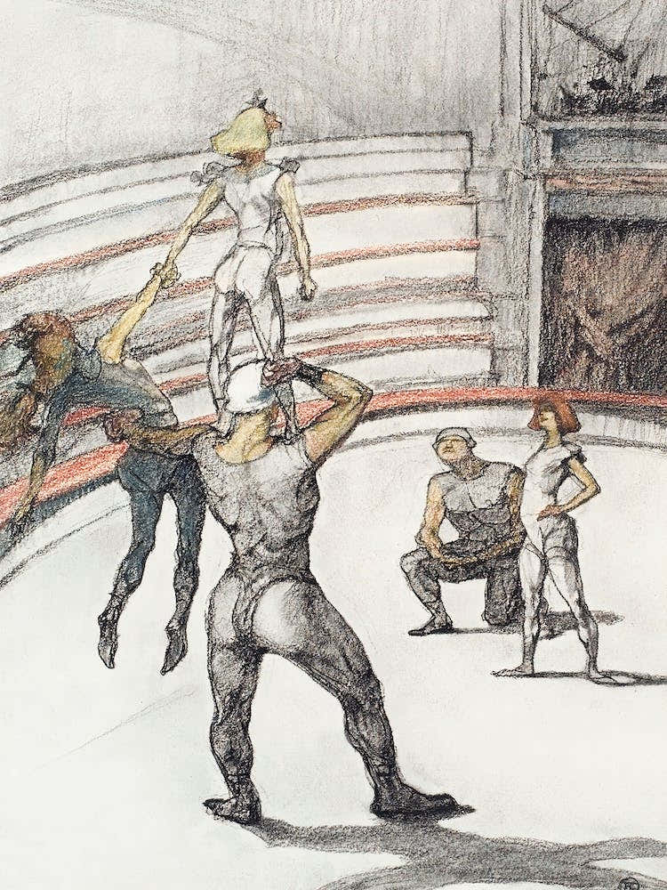 Travail De Tapis (1899), Henri de Toulouse-Lautrec