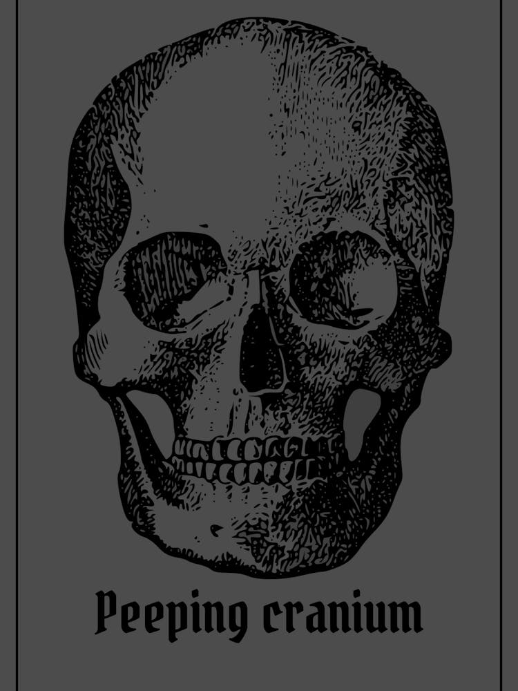 Gothic Peeping Cranium