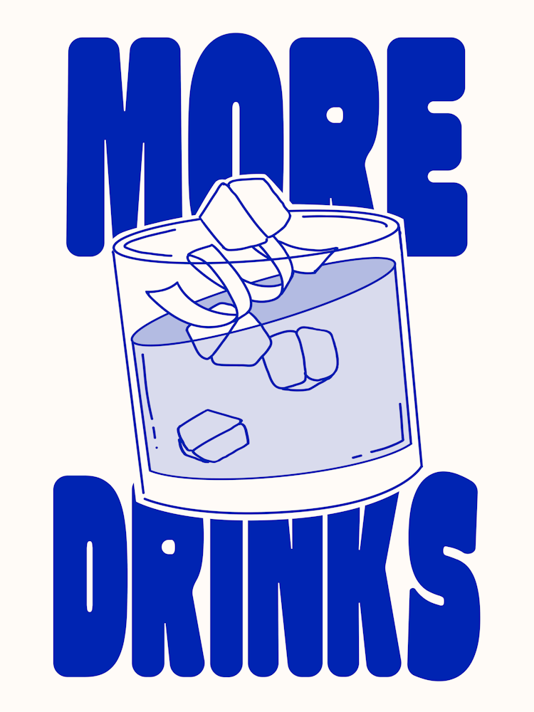 MORE DRINKS - Blue
