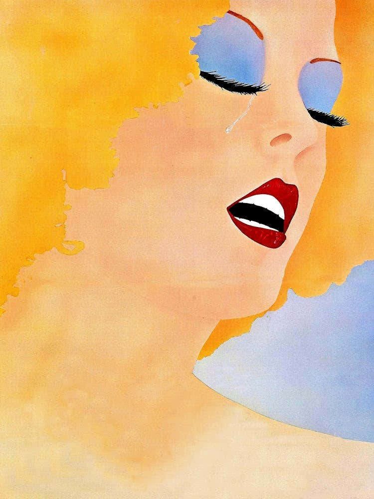 Blonde Girl, Pinup Movie Poster