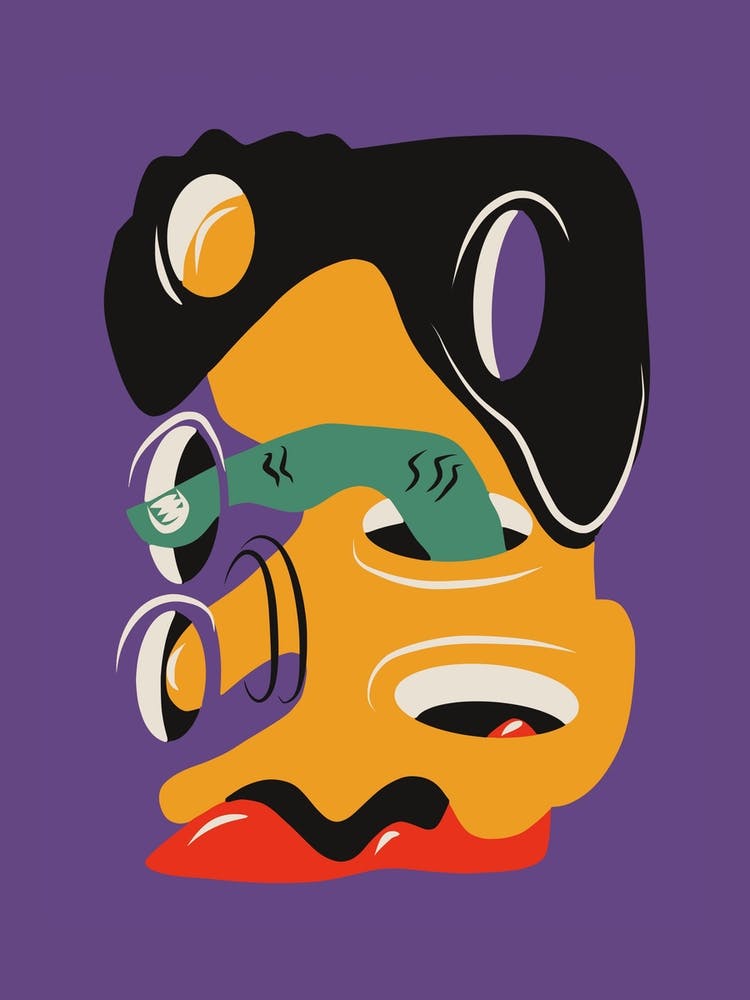 Surreal Liquid With Zombie Finger