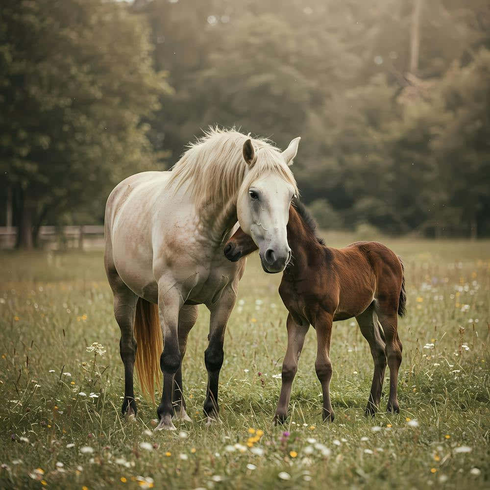 Horse And Foal 2