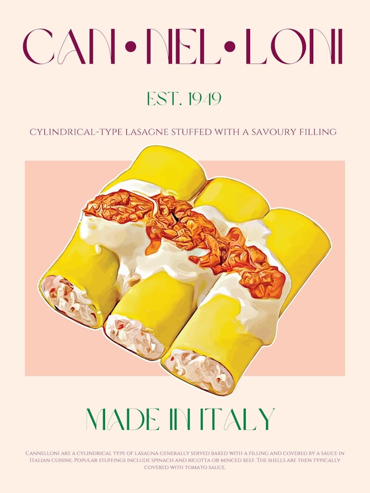 Cannelloni Mid Century