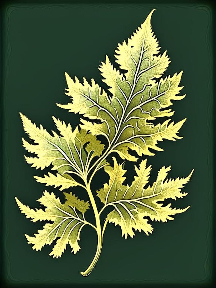 Tansy Leaf Vintage Botanical 2