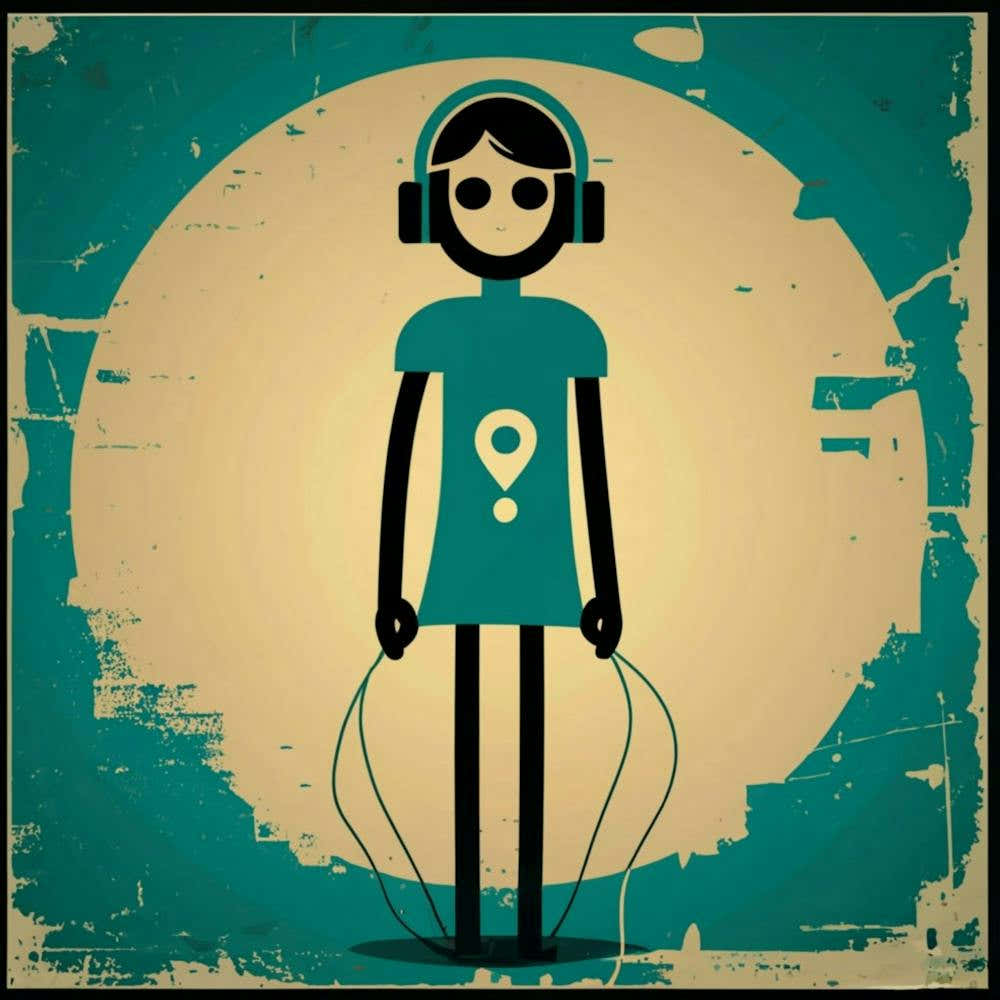 Girl With Headphones 6