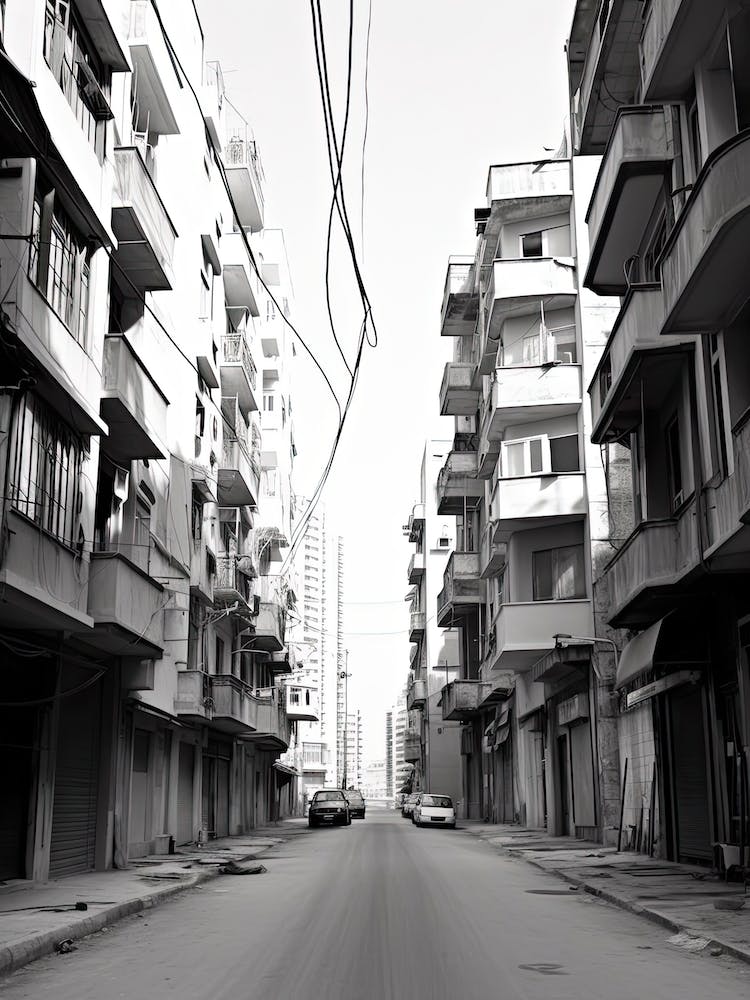 Beirut, Lebanon, Black And White Photography 4
