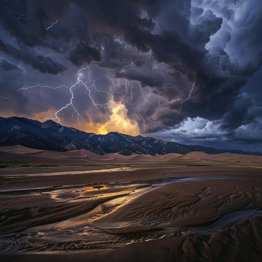 Great Sand Dunes Thunderstorm