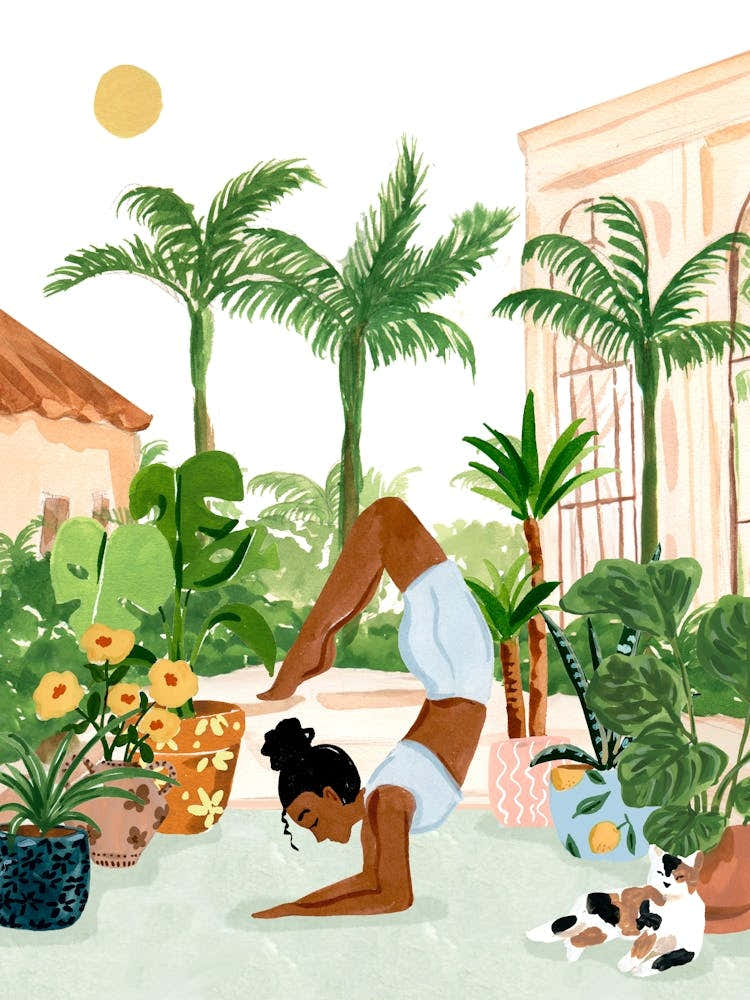 Yoga In the Courtyard