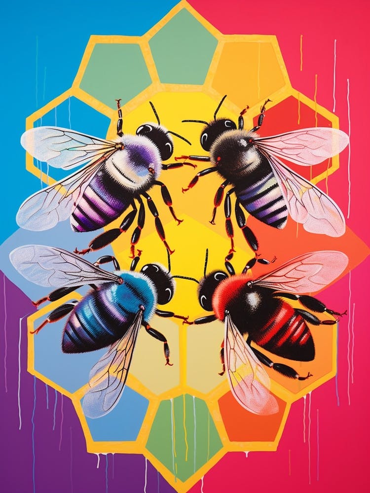 Honey Comb Colour Pop Bees 2