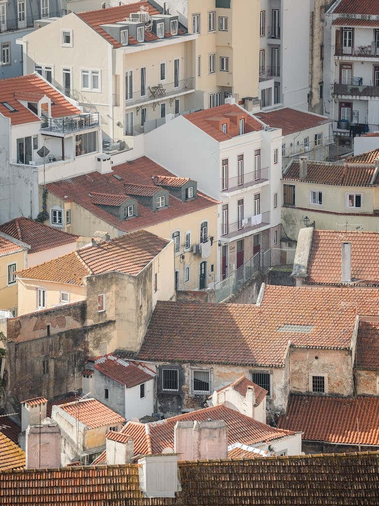 Achitectural Rooftop Tiles Lisbon