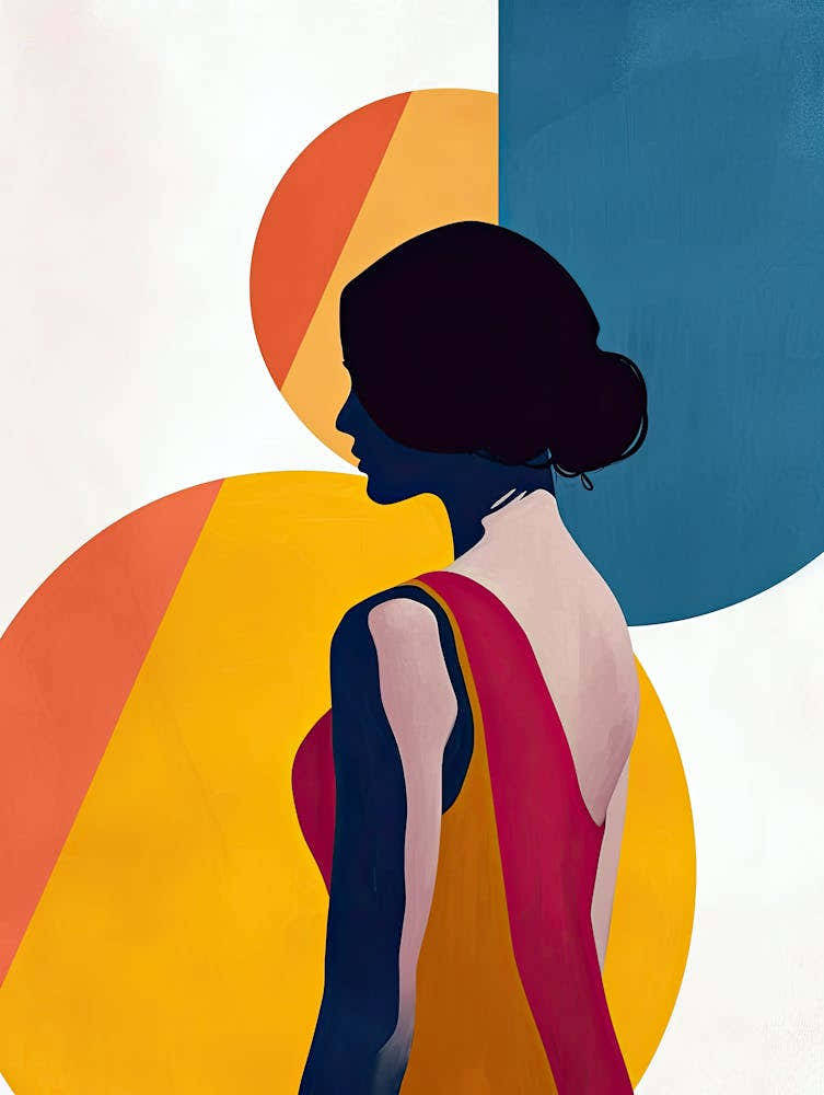 Woman In A Dress, Minimalism
