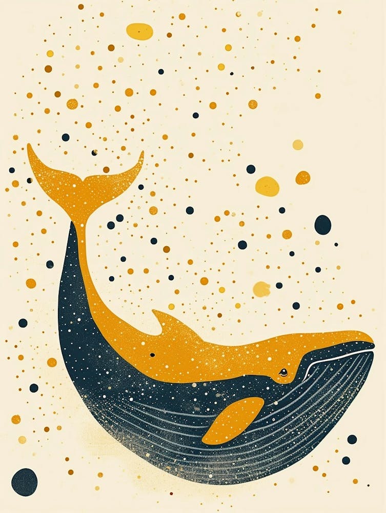 Yellow Blue Whale 3