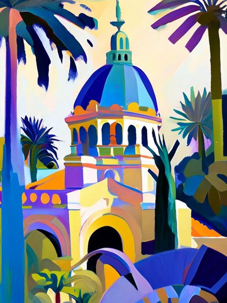Balboa Park, Usa Abstract Still Life