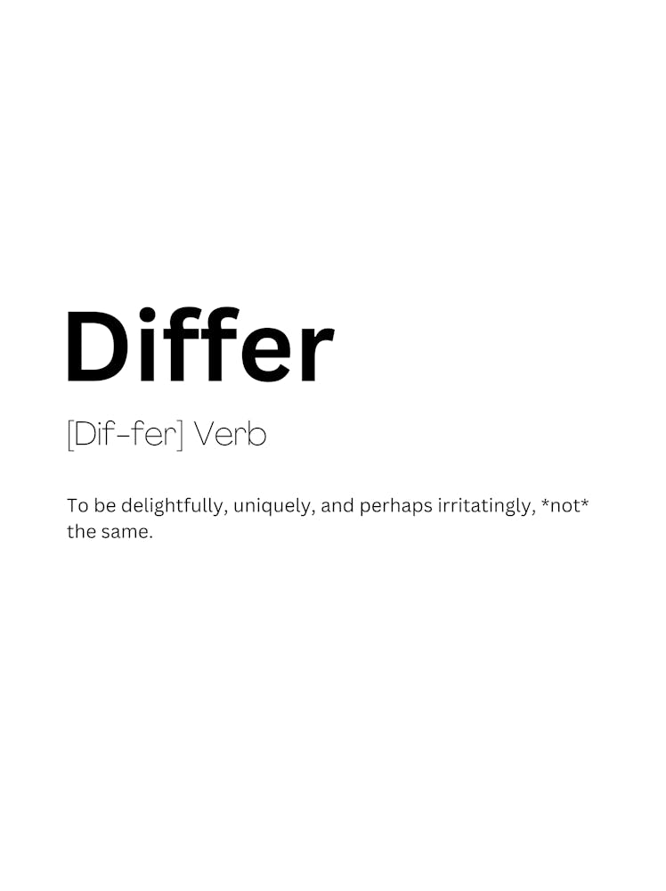 Differ Definition Meaning