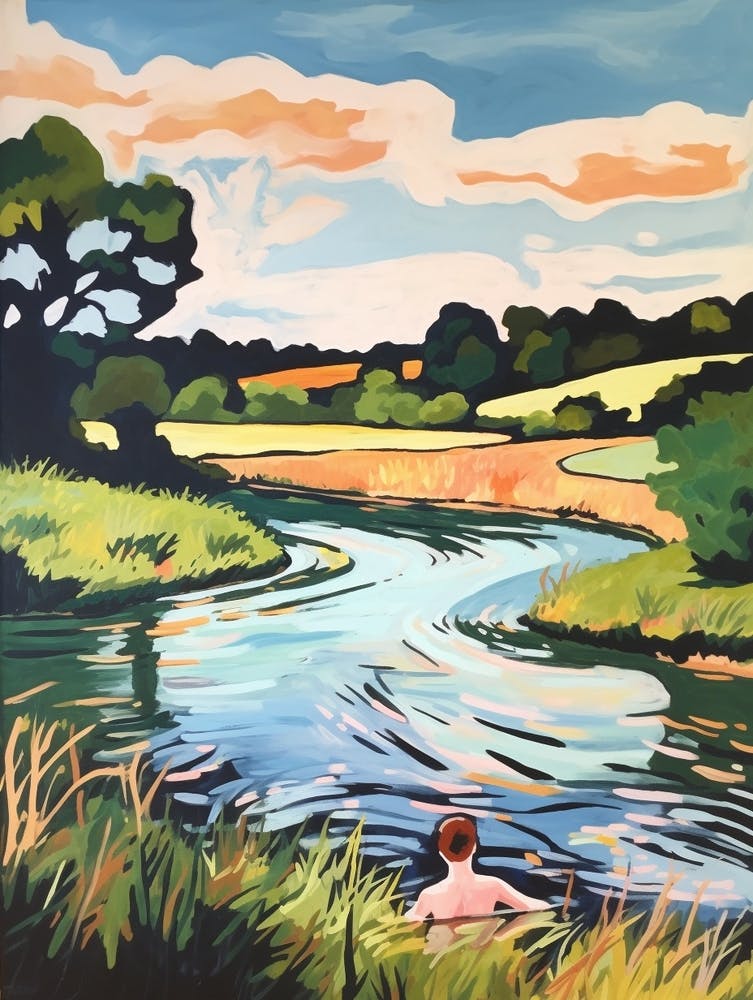 Wild Swimming At River Stou Dorset 2