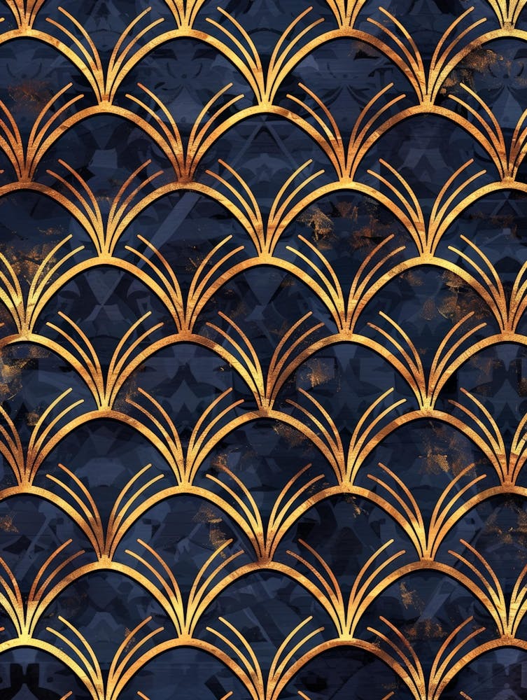 Gold Deco Pattern