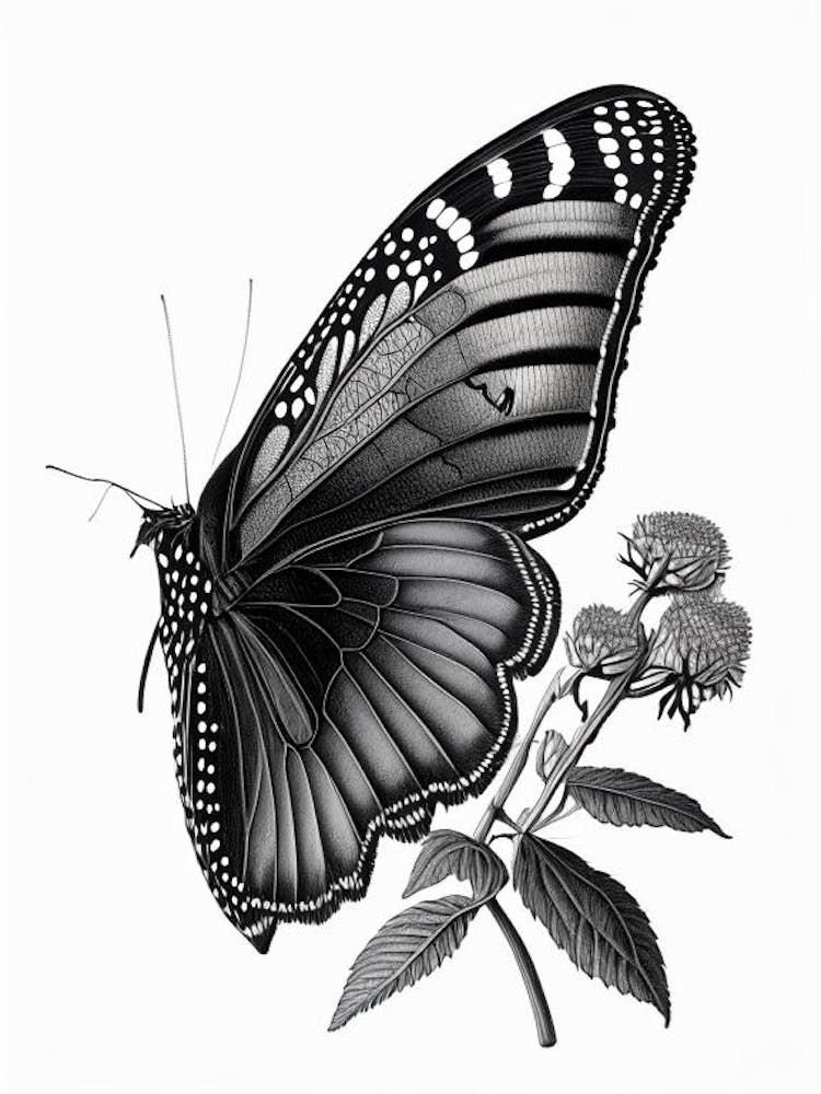 Black Swallowtail Butterfly Andy Warhol Inspired 2