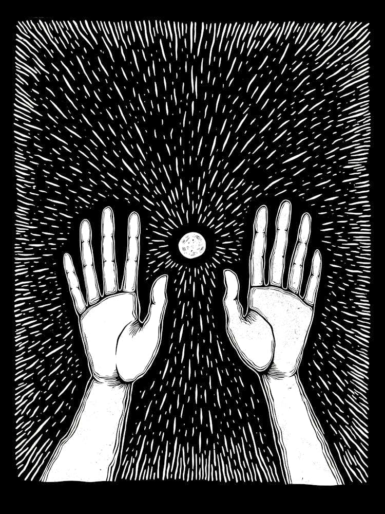 Hands Reaching For A Star