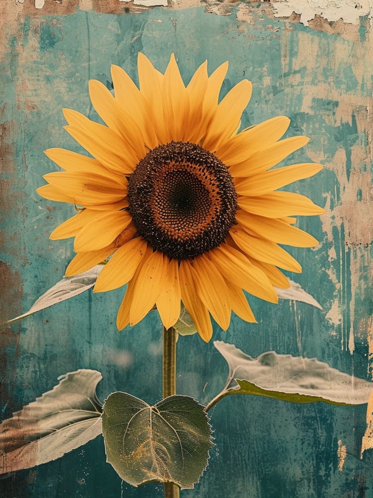 Retro Sunflower 2