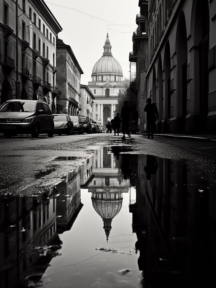 Rome, Italy,  Black And White Analogue Photography  1