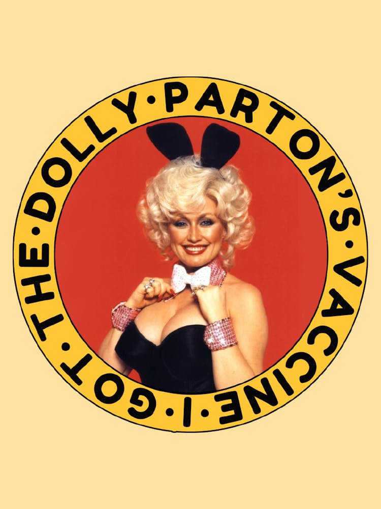 Dolly Parton Vaccine Bunny 3