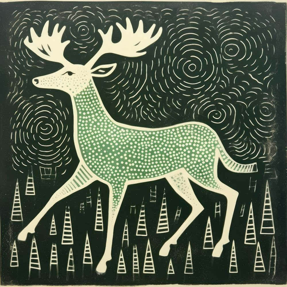 Deer In The Forest 2