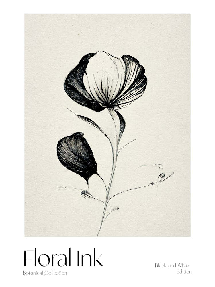 Floral Ink Botanical 2
