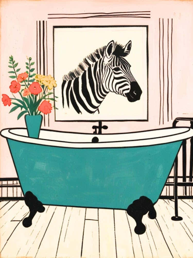Zebra Bath