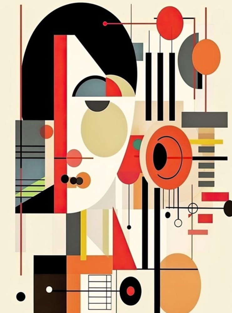 Bauhaus Abstract Painting