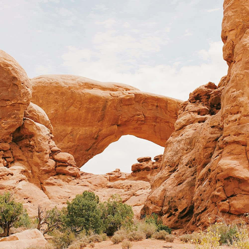 Desert Arch Scenery