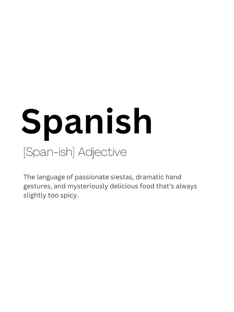 Spanish Definition Meaning