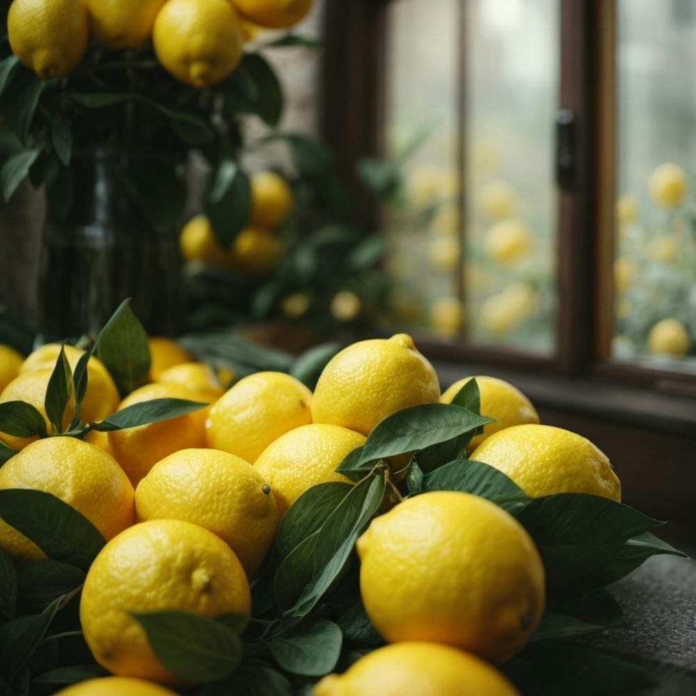 Lemons On A Window Sill