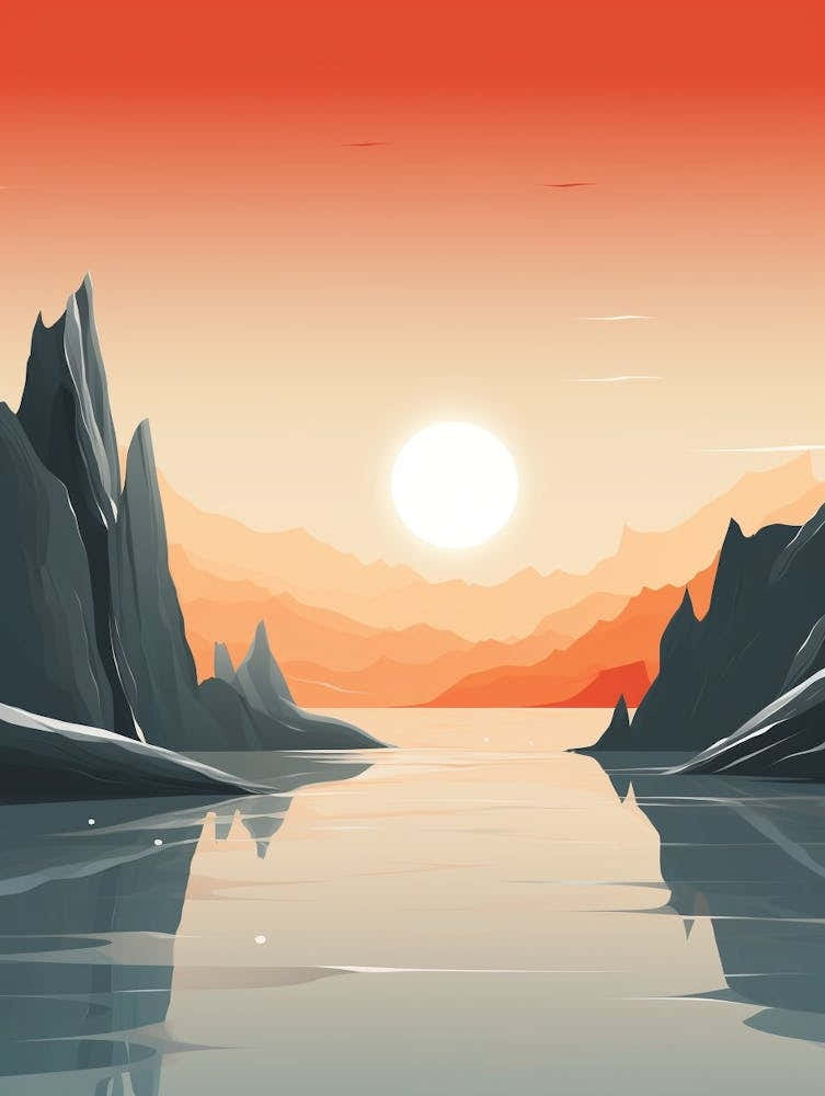 Polar Abstract Minimalist 6