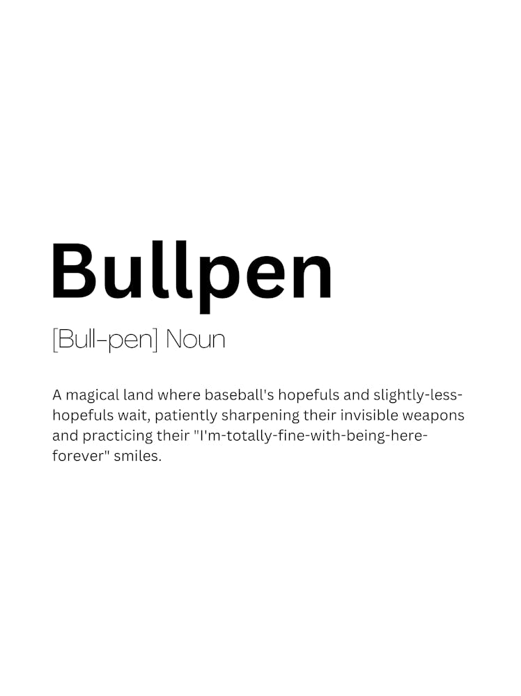 Bullpen Definition Meaning