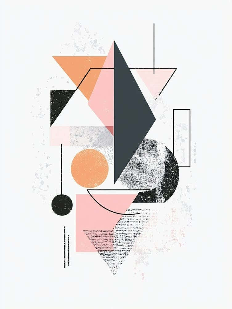 Abstract Geometric Canvas Print