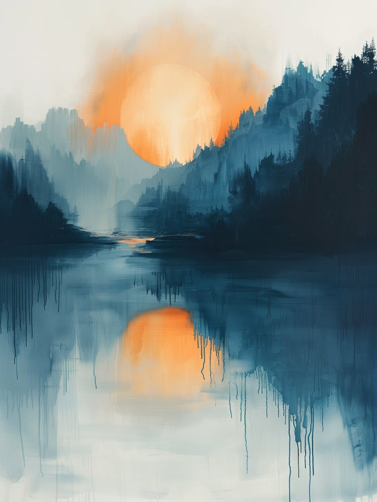 Sunset In The Forest 2