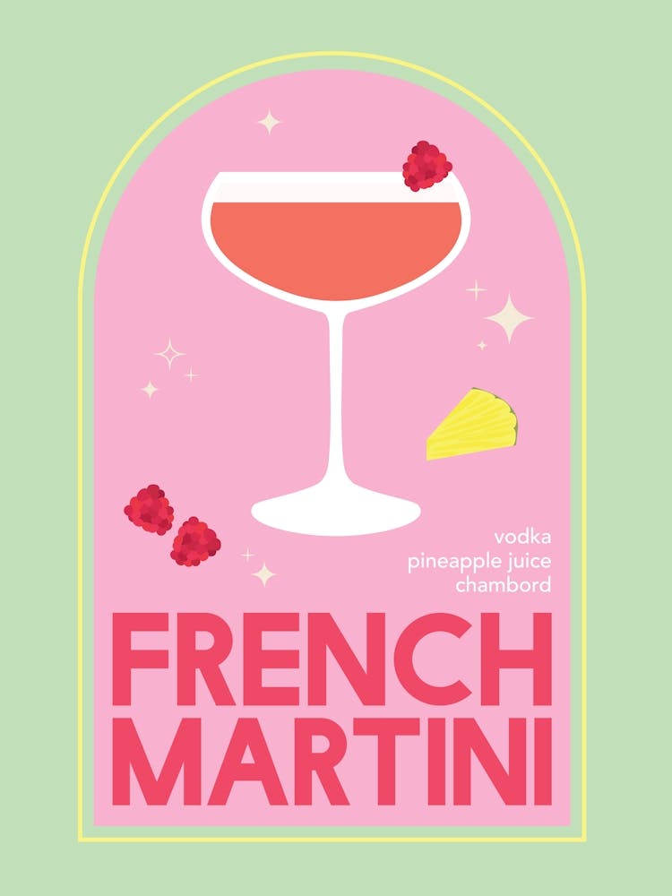 French Martini Cocktail