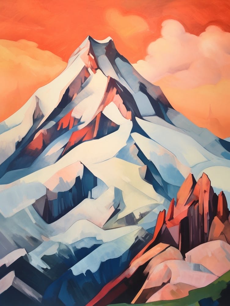 Mount Baker Usa 2 Mountain Painting