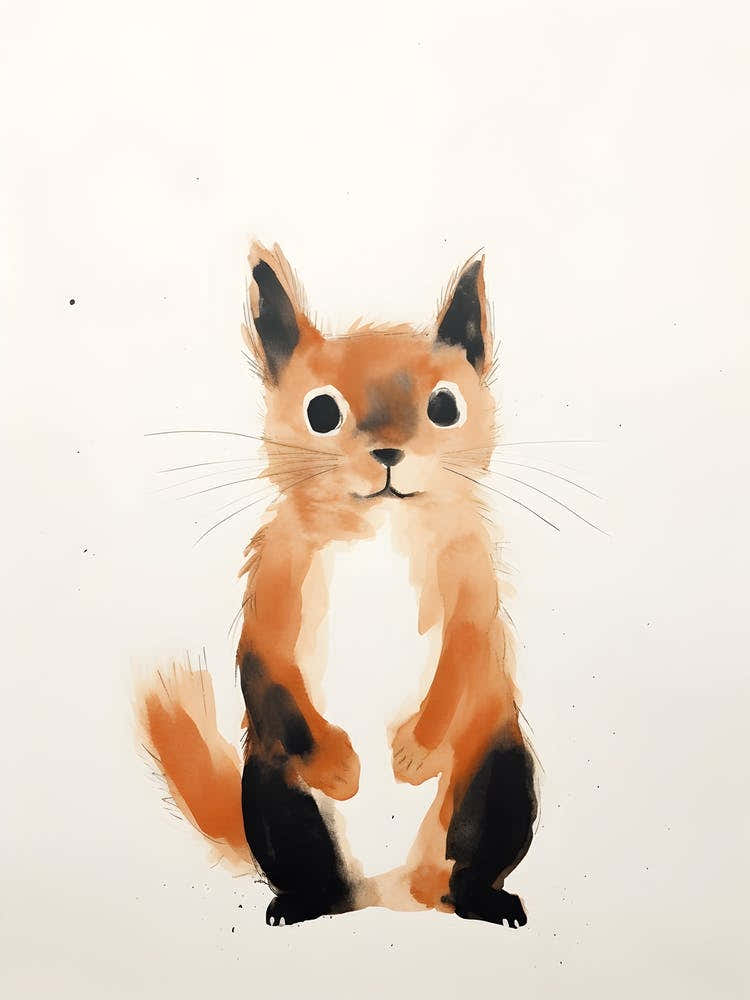 Squirrel painting 1
