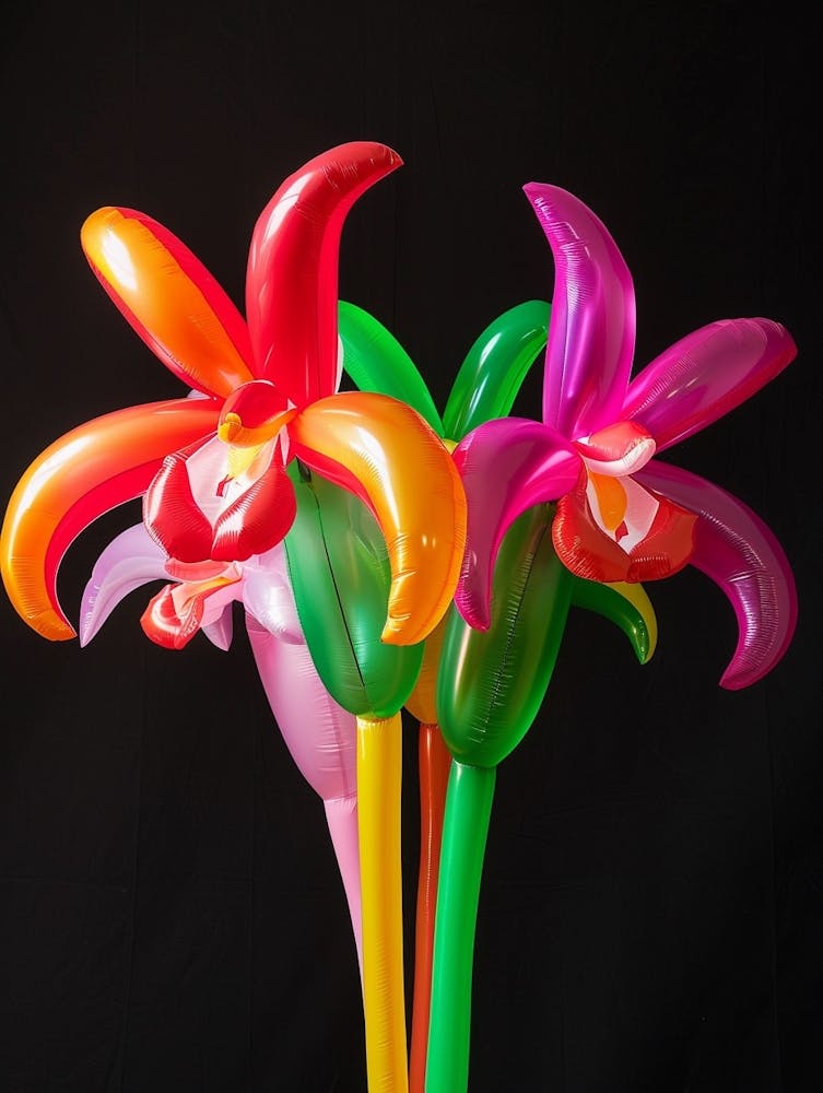 Bright Inflatable Flowers Monkey Orchid 3