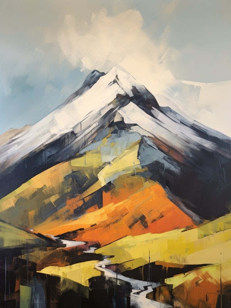 Ben Lui Scotland 2 Mountain Painting