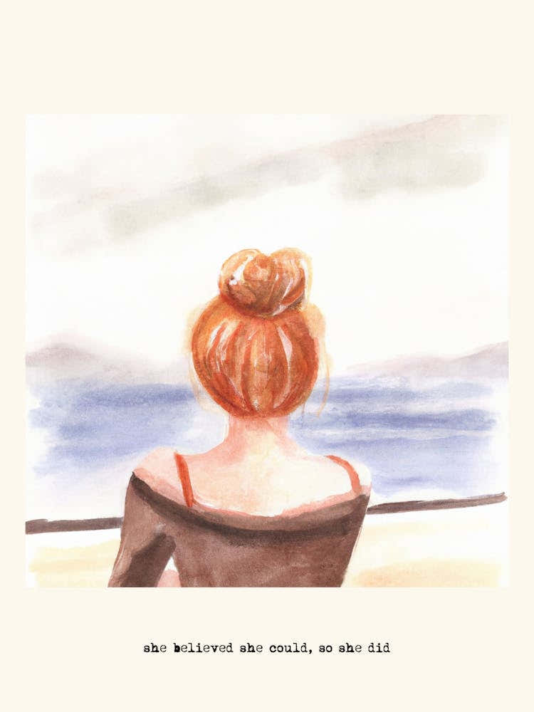 She Believed She Could, So She Did Girl