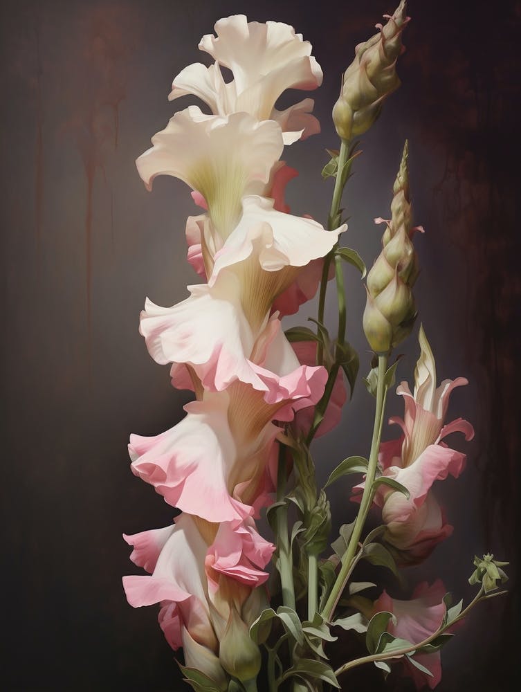 Floral Illustration Snapdragon